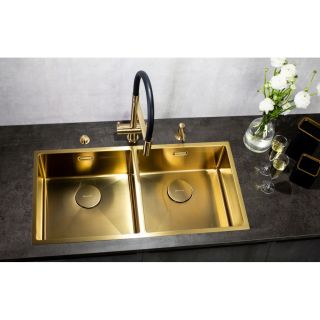 Декоративная накладка для выпуска в цвете античная латунь